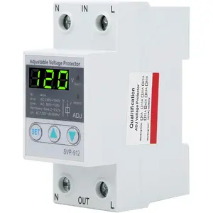 120VAC Self Recovery Automatic Reset Adjustable Undervoltage Protector Voltage Protection Switch Protective Device for Home Appliance