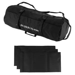 Garvee Sandbags for Workout,75-125 LBS Adjustable Sand Bags for Working Out,Yoga, Strength Training and Full-Body Workouts