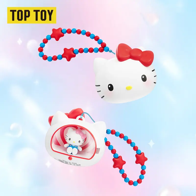 TOPTOY SR Healing Space Mini Bean Figure Charm Blind Box, Exquisite Tiny Mini Figurines with Calming Healing Style, Lightweight Portable Bag Pendant, Sweet Surprise Collectible Gift for Girls& Fans Featuring Hello Kitty, Cinnamoroll, Kuromi, My Melody