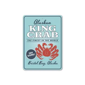 Alaskan King Crab Sign