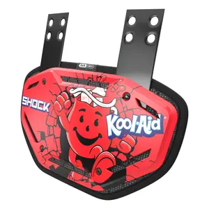 Shock Doctor Showtime Kool-Aid Cherry Back Plate for Adults MAX PROTECTION & COMFORT Ventilated HEX® Padding Easy Attach Hardware