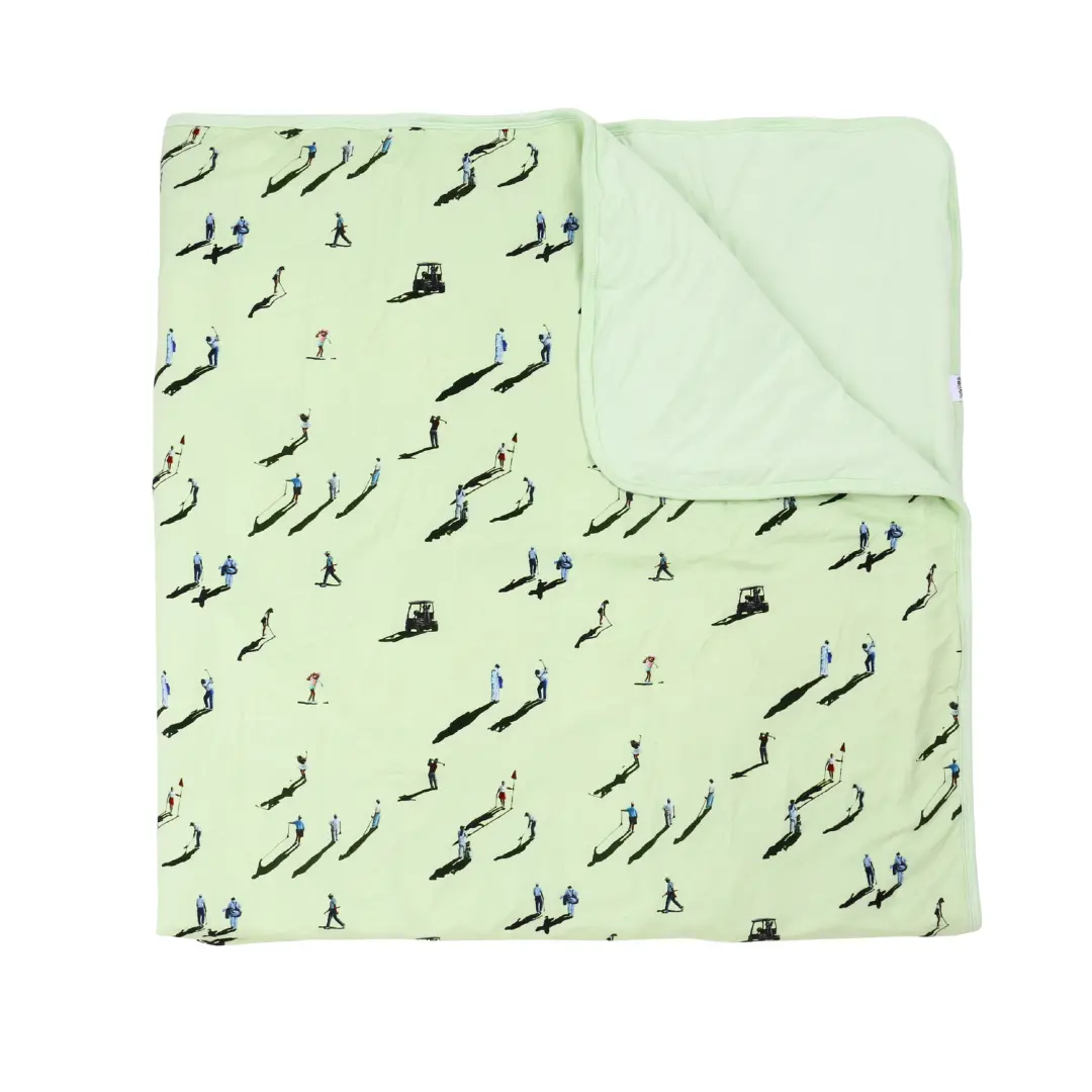 Bamboo Large Blanket Tee Time