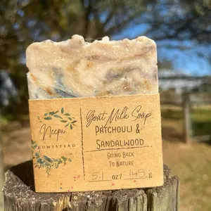 Patchouli & Sandalwood Goat Mik Soap Body Care Products Cleansing