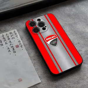 Motorcycle Ducati logo Phone Case Funda for iphone 14 13 17 16 11 15ProMax 12 Pro Max Mini Xr Xs X 7 Plus Covers