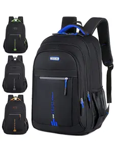 Men's Large Capacity Travel Backpack, Adjustable Straps, Multi-Pocket Business & School Bag, Casual Travel Backpack, Travel Backpack, Traveler Essentials Backpack