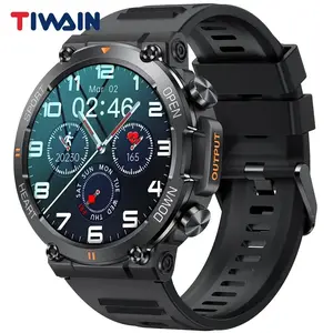 120+ Sport Modes Rugged Smart Watch for Men - 1.39" Full Touch Screen, Wireless Call Answering, Fitness Tracker, Pedometer, Customizable Faces - Android and iPhone Compatible, Water-Resistant Design Devices Wearable