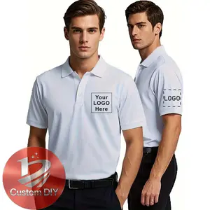 Customizable Men's Polo Shirt - Personalized Logo and Text, Comfortable Short Sleeve, Comfortable, Comfortable Work, Comfortable Clothing or Object, Comfortable Uniform Shirt | Comfortable Fit, Polo Shirt-Men's POLO Shirts - Ideal Holiday Gifts