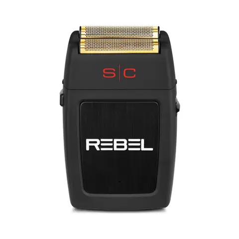 StyleCraft Rebel Shaver - Professional Double Foil Cordless Shaver with Super-Torque Motor Adjustable Brush Comfort