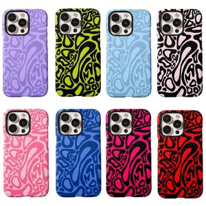 Ring Spot Pattern L-Lando N-Norris Ins Multicolor Phone Cases for IPhone 17 Promax Pro Air 16 Plus 15 14 13 12 11 Soft Tpu Hard Bumper Shell Shockproof Protective Cover Gift For Birthday Christmas Halloween