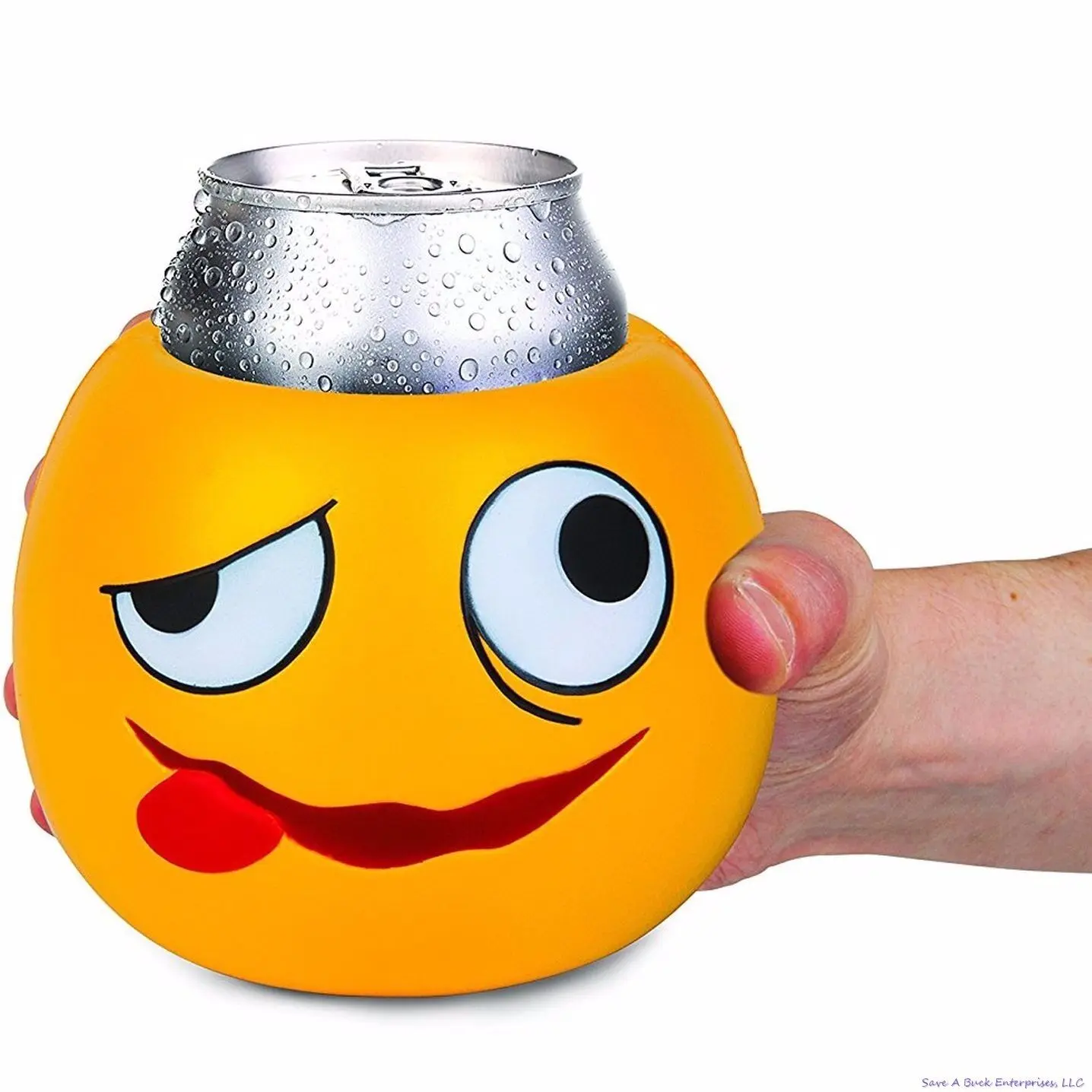 Punch Drunk Emoji Koozie – Insulated Can/Bottle Holder That Brings the Party 🍻😵
