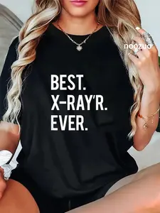 100% Cotton Funny Radiology Tech X-Ray Quote T-Shirt