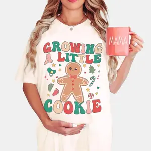 Christmas Pregnancy Announcement Sweatshirt, Maternity Christmas Shirt, Christmas Cookie Tee, Funny Baby Reveal, New Mom Gift for Expecting