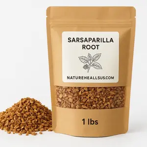 Naturehealsus’ Sarsaparilla Root Cut & Sifted (Indian), 1lbs