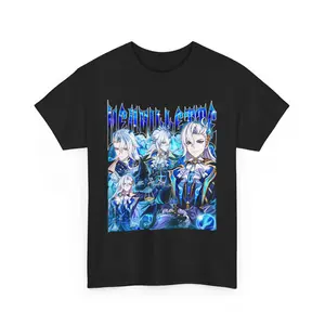 Limited Neuvillette Tshirt, Genshin Impact Game Tshirt, Gift for Woman and Man