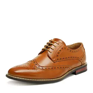 Bruno Marc Men's Sophisticated Wingtip Dress Shoes