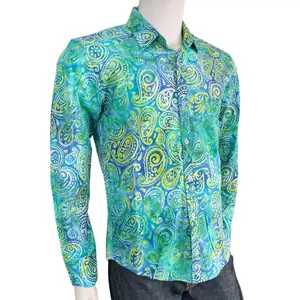 Paisley Batik Button Down - Lightweight Cotton | Tailored Fit | Couture