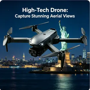 2026 M8 Pro Drone – 4K EIS Camera, GPS & 5G WiFi FPV, Brushless Motor, Optical Flow Hover, Smart Obstacle Avoidance, Auto Return, 360° Stunt Roll, Dual Batteries Included