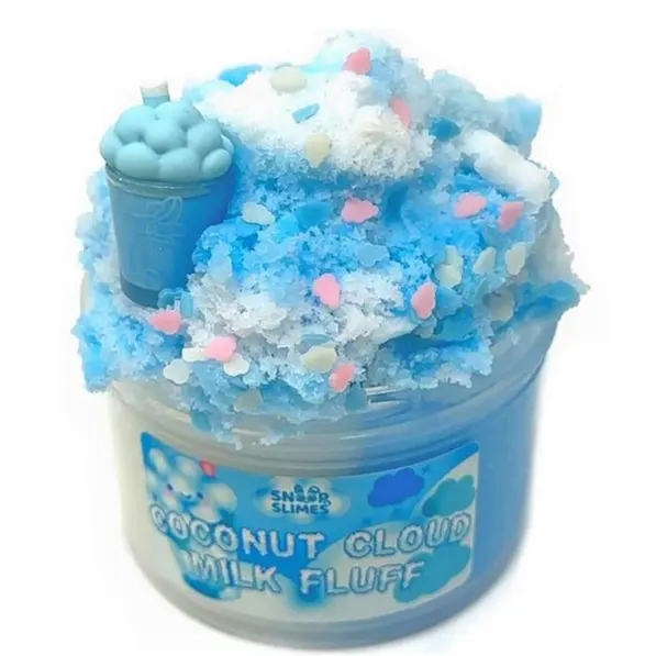 Coconut Cloud Milk Fluff Slime