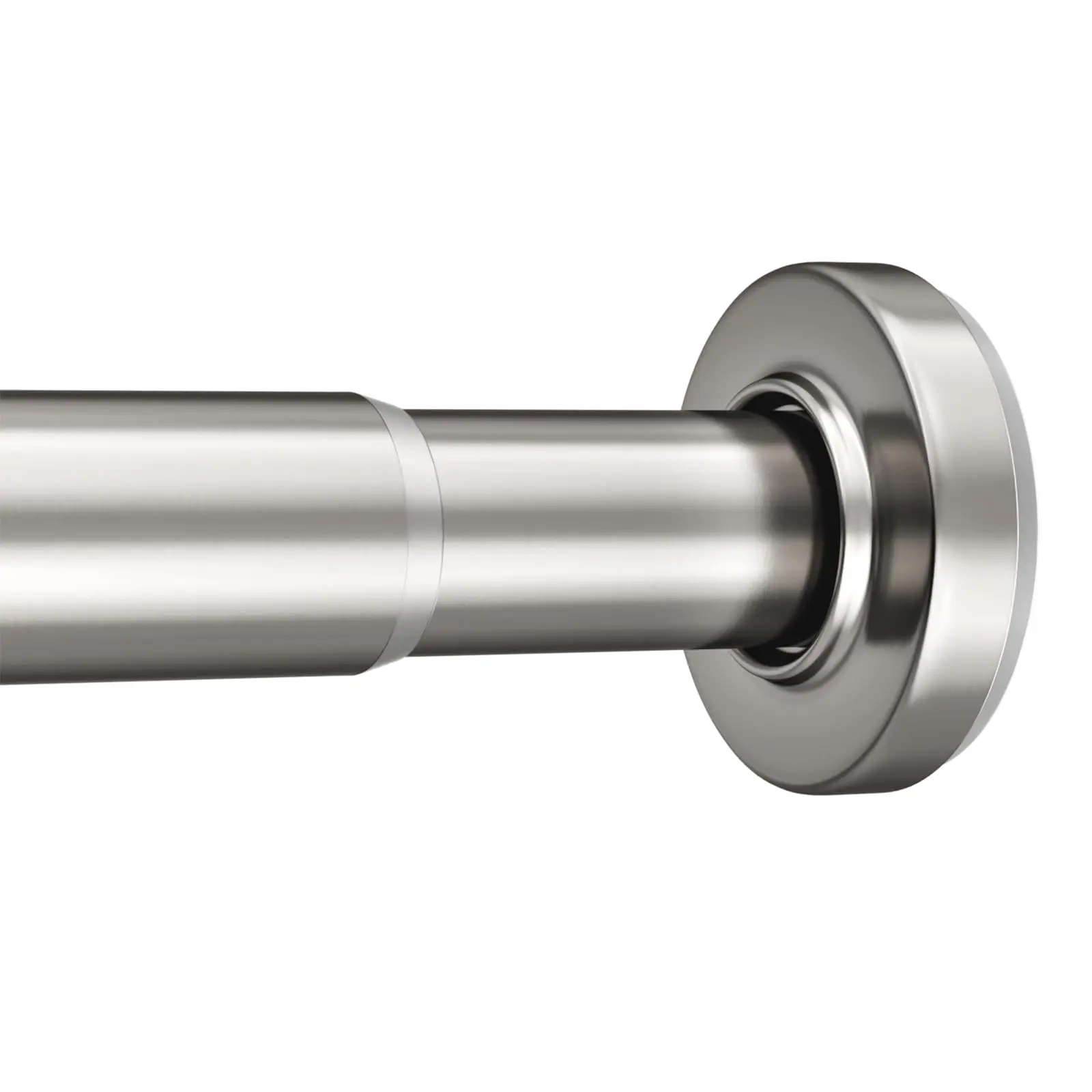 AmazerBath Spring Tension Shower Curtain Rod, Heavy Duty Shower Curtain Rod Rust Proof Bathroom Curtain Rod, Adjustable Shower Curtain Rod No Drill Wall Easy Segmented Installation