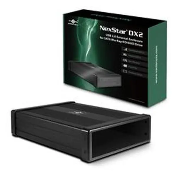 Vantec Thermal Technologies NexStar DX2 USB 3.0 External Enclosure for SATA Blu-Ray-CD-DVD Drive