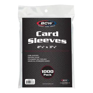 Standard Card Sleeves - 1000 Pack