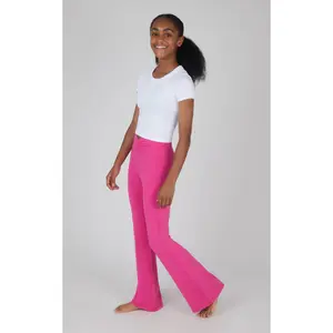 Girls Lux Waist Band Ruching Flared Pant