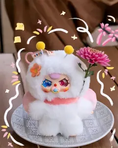 QIQI-Where Is Spring, Plush Box Bunny Plush Dolls，Soft Furry Collectibles，Stuffed Animal