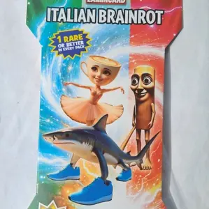 Italian Brainrot Trading cards Sleeved Booster (RIPPED LIVE)