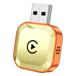 Wireless Apple carplay Adapter, Stability converts wired to wireless,automotive blue tooth electronic accessories carplay dongle Connectivity Upgrade(Diamond version)