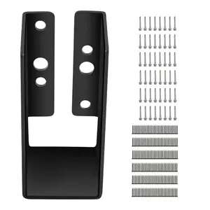 VEVOR Concealed Joist Hanger, 2x4 Outdoor Accent Concealed-Flange, Pack of 24 Concealed Joist Bracket, Q235 Steel Plate Powder-Coated Concealed Face Mount Joist Hanger Inner 40x91 mm for Beam Swing