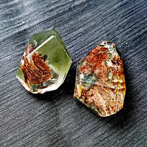 1 count 4-7cm high quality garden quartz free form phantom quartz crystal for home decoration