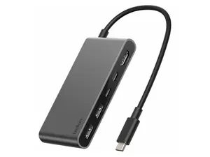 Belkin 5-Port USB-C Hub USB-C to 2xUSB-A, 2xUSB-C, 1x4K HDMI - Docking Station Black Model AVC022FQSGY