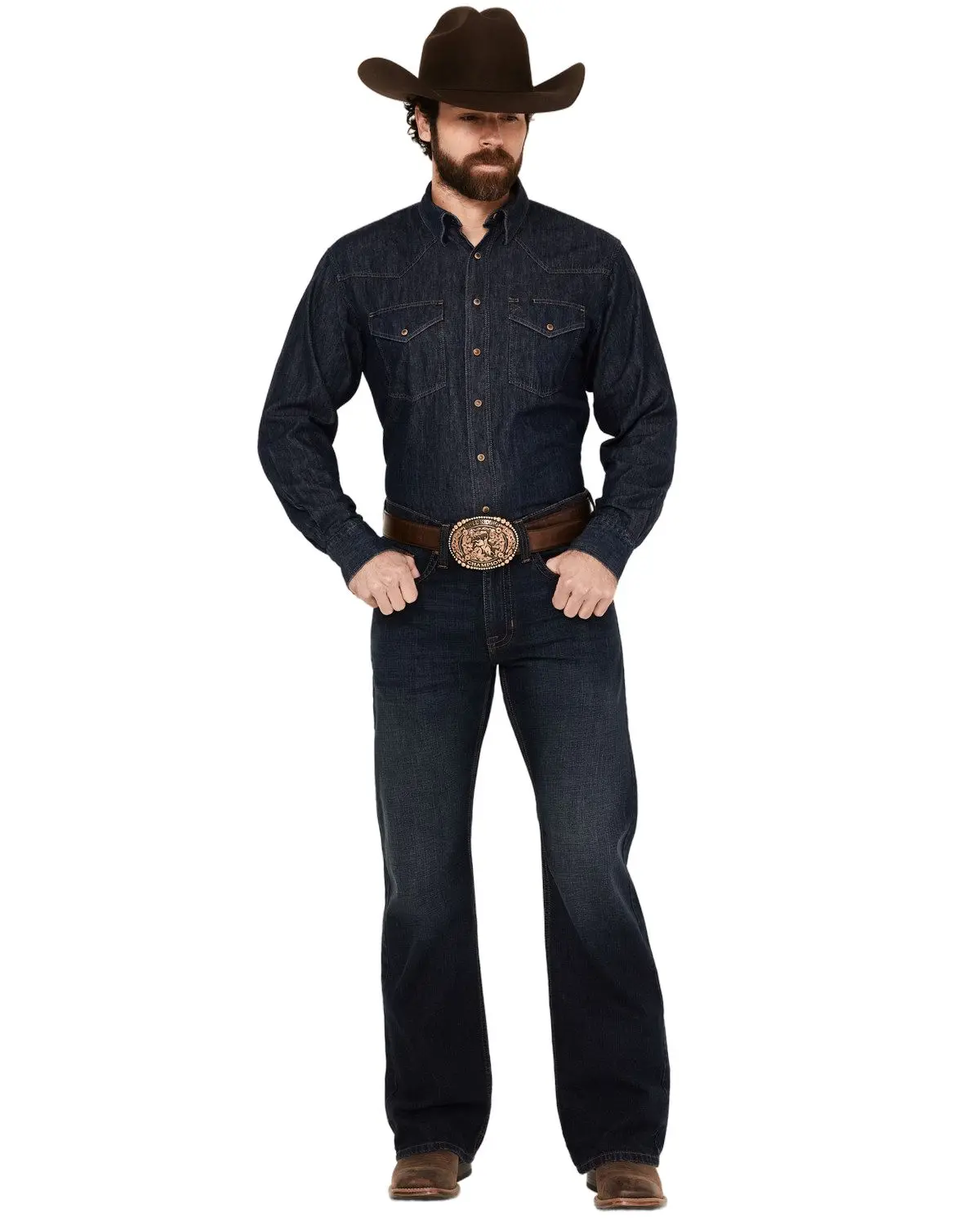 Cody James Men's Men'S Reiner Wash Duke Relaxed Bootcut Denim Jeans - Cjsu24j64-Dkw