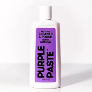 Purple Paste Lavender Multi-Use Cleaner & Polish Solution for Cooktop Countertop Dining Table 8 FL OZ 236 ML Easy Application