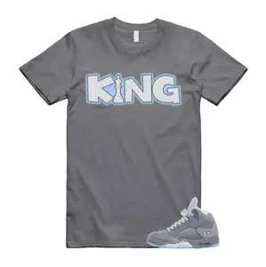 Wolf Grey Sneaker Match Shirt, Wolf Grey 5 Shirt, Grey Sneaker Match Tee, Neutral Grey Outfit Shirt, Trendy Streetwear Graphic T-Shirt for Men & Women