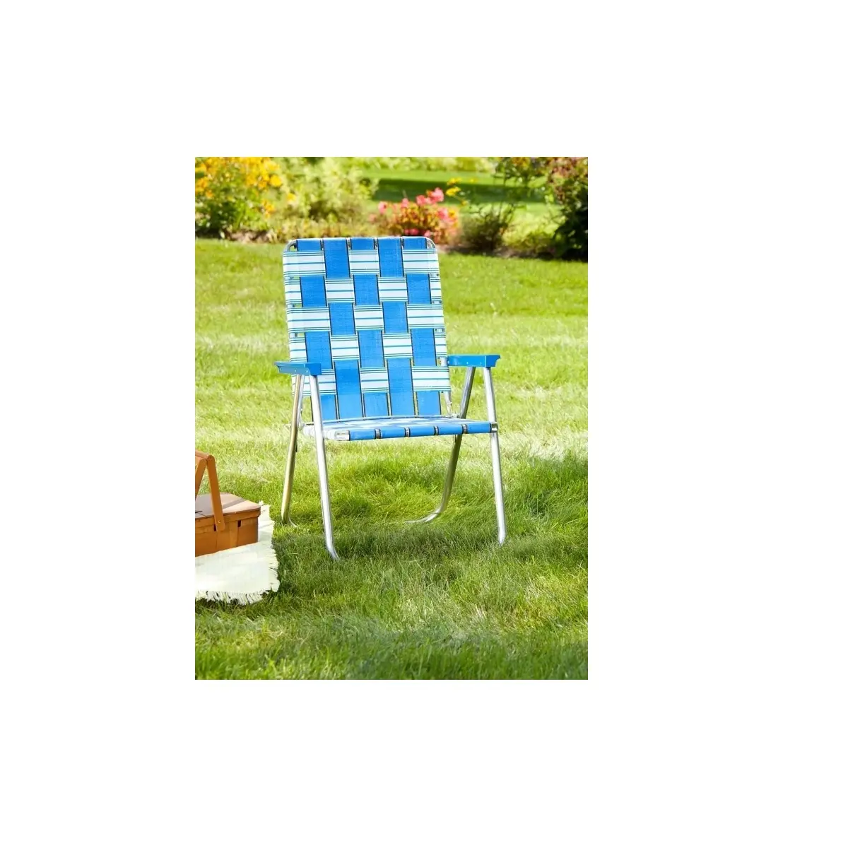 Deluxe Webbed Folding Lawn Chair Deluxe Webbed Folding Lawn Chair