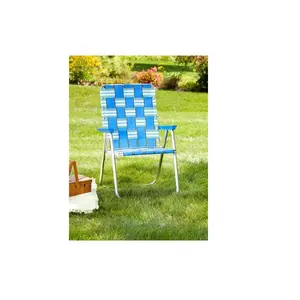 Deluxe Webbed Folding Lawn Chair