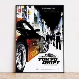 The Fast and the Furious Movie Poster, High Quality Ready To Print