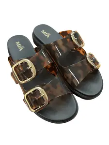Tortoise Natesi Slide Sandal