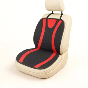 Comfortable Soft Car Seat Cushion Heated Seat Cover for Cars Trucks SUV Van Waterproof Red 1 Pack for Driver Passenger
