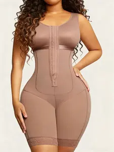 Women's High Waist Shapewear Bodysuit, Tummy Control Butt Lifting Bodycon Suit, Smooth Full Coverage Slimming Underwear for Daily Wear