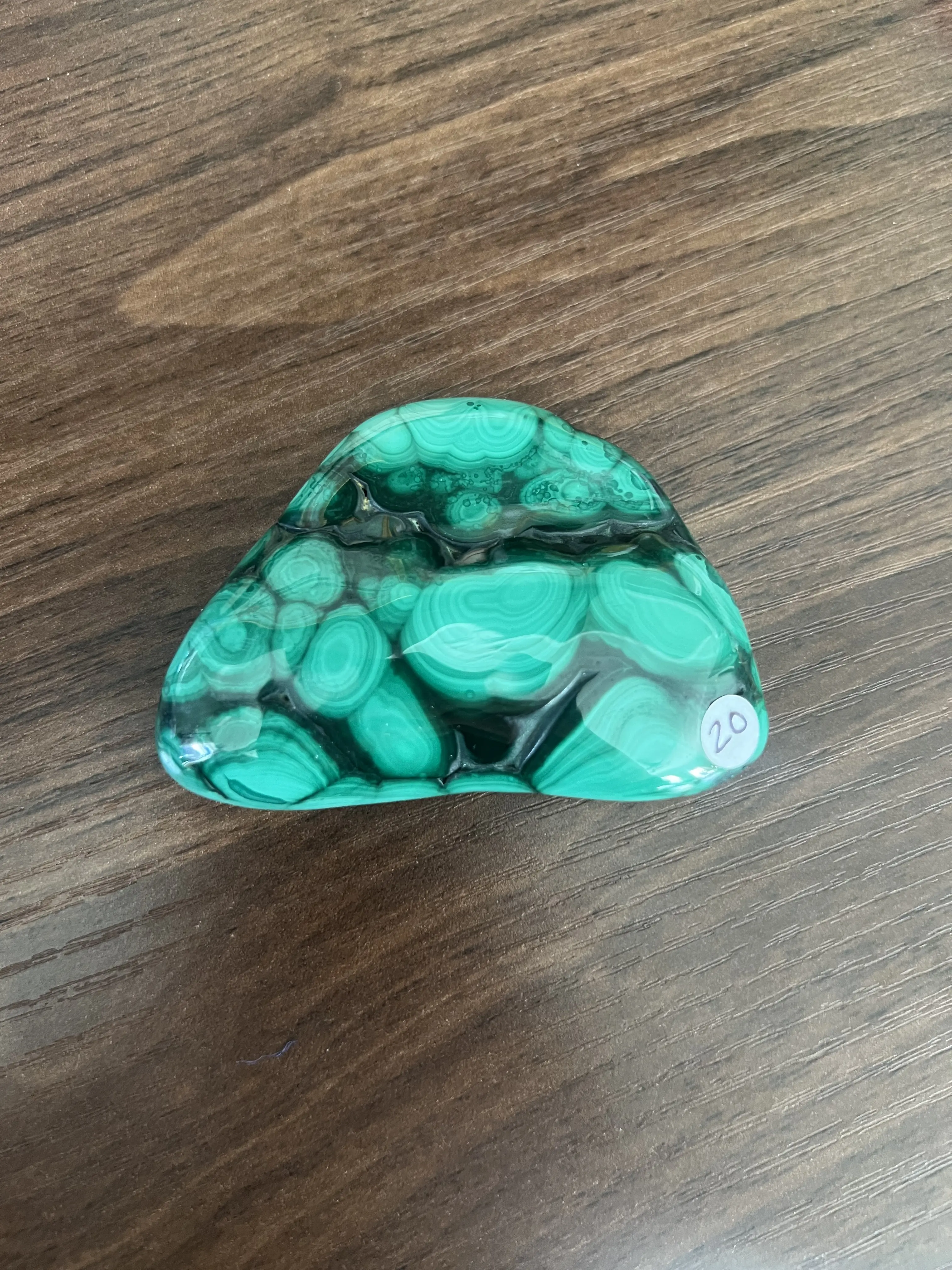 Polished Congo Malachite Freeform - Natural Crystal