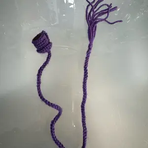 Hand-Crocheted Coffee/Teacup Bookmark for Book Lovers - Perfect Office Stationery Supplies