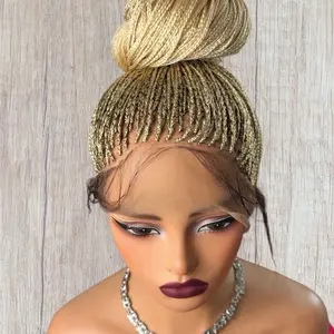 Full Lace #613 Micro Braided Wig 26 Inches - Perfect for Everyday Wear and Special Occasions
