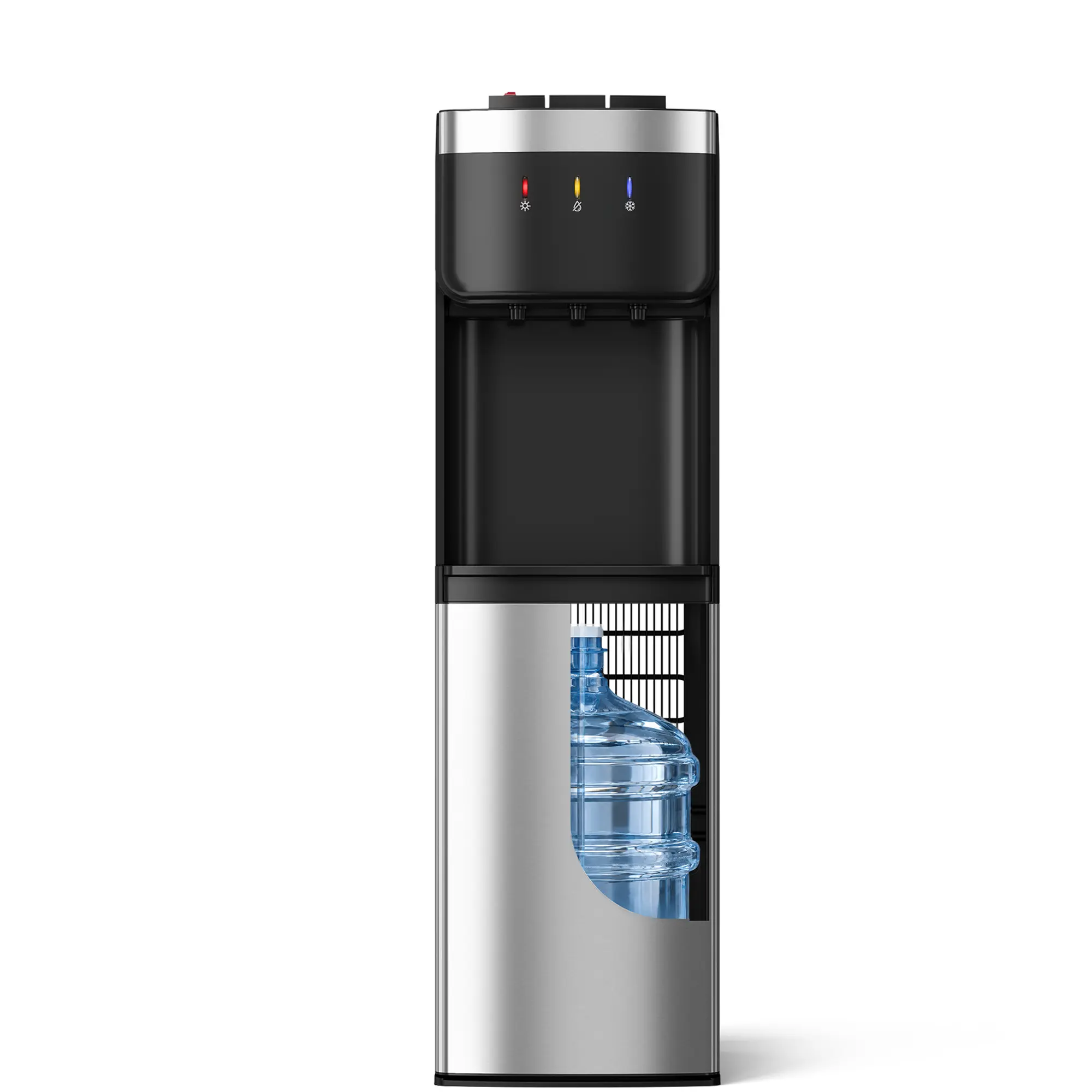 Tehanld Bottom Loading Water Cooler Dispenser, 3 Temperature Settings, Compressor Cooling, Child Safety Lock, Fits 3/5 Gallon Bottles