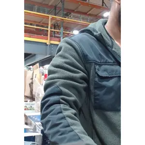Green Fleece Activewear Jacket