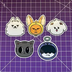 MOA Character Sticker Pack - 2 Sizes - Glossy and Holographic