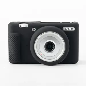 For ZV1F ZV1M2 Silicone Camera Bag Soft Skin Case For Sony ZV-1F ZV-1M2 Vlog Digital Camera Rubber Cover