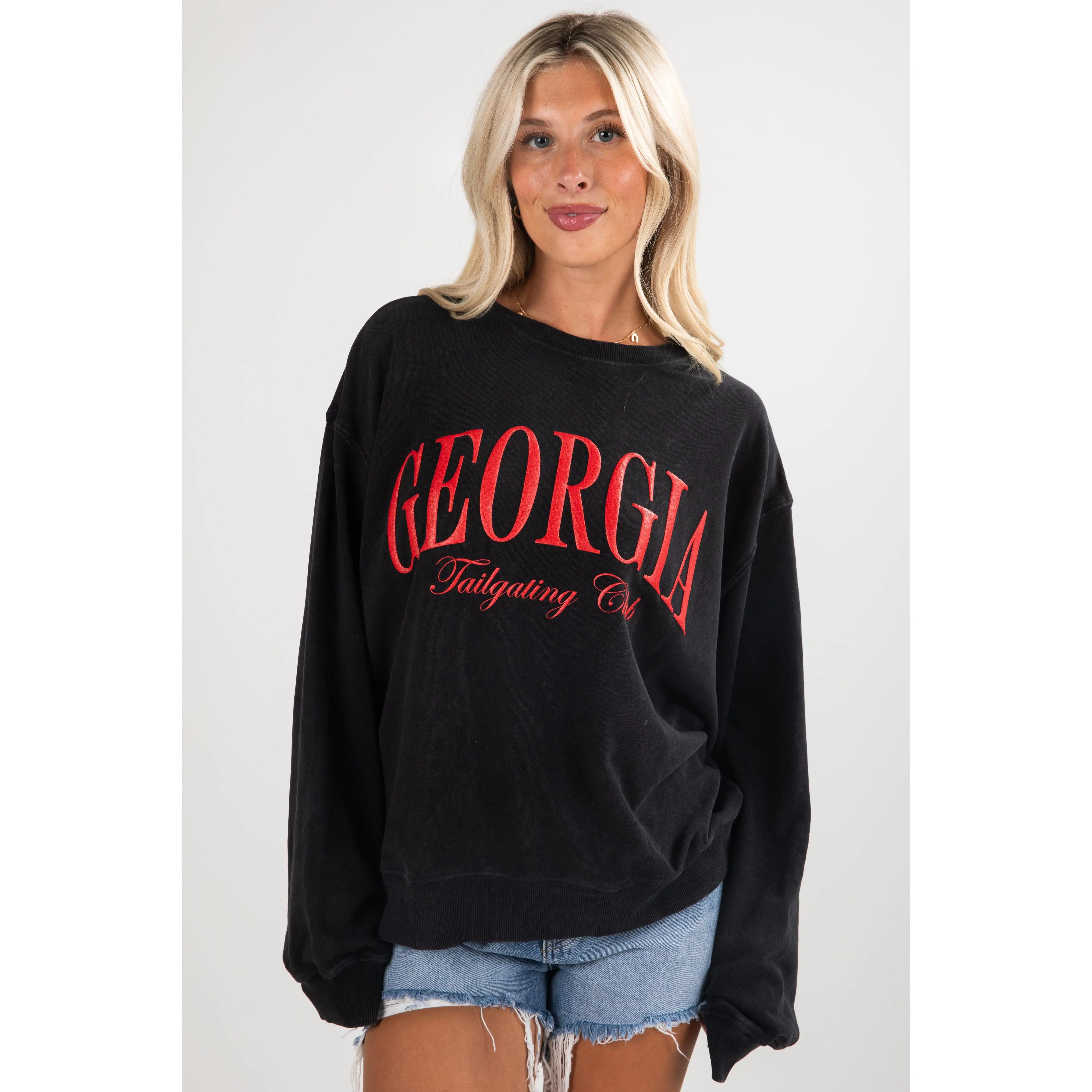 Black Georgia Tailgating Club Sweatshirt