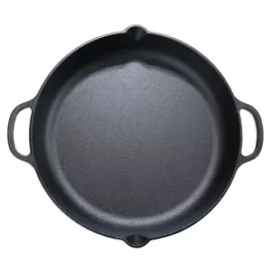 Pre-Seasoned 14" Non-Stick Cast Iron Skillet